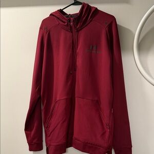 Under Armour Maroon Full-Zip Hoodie